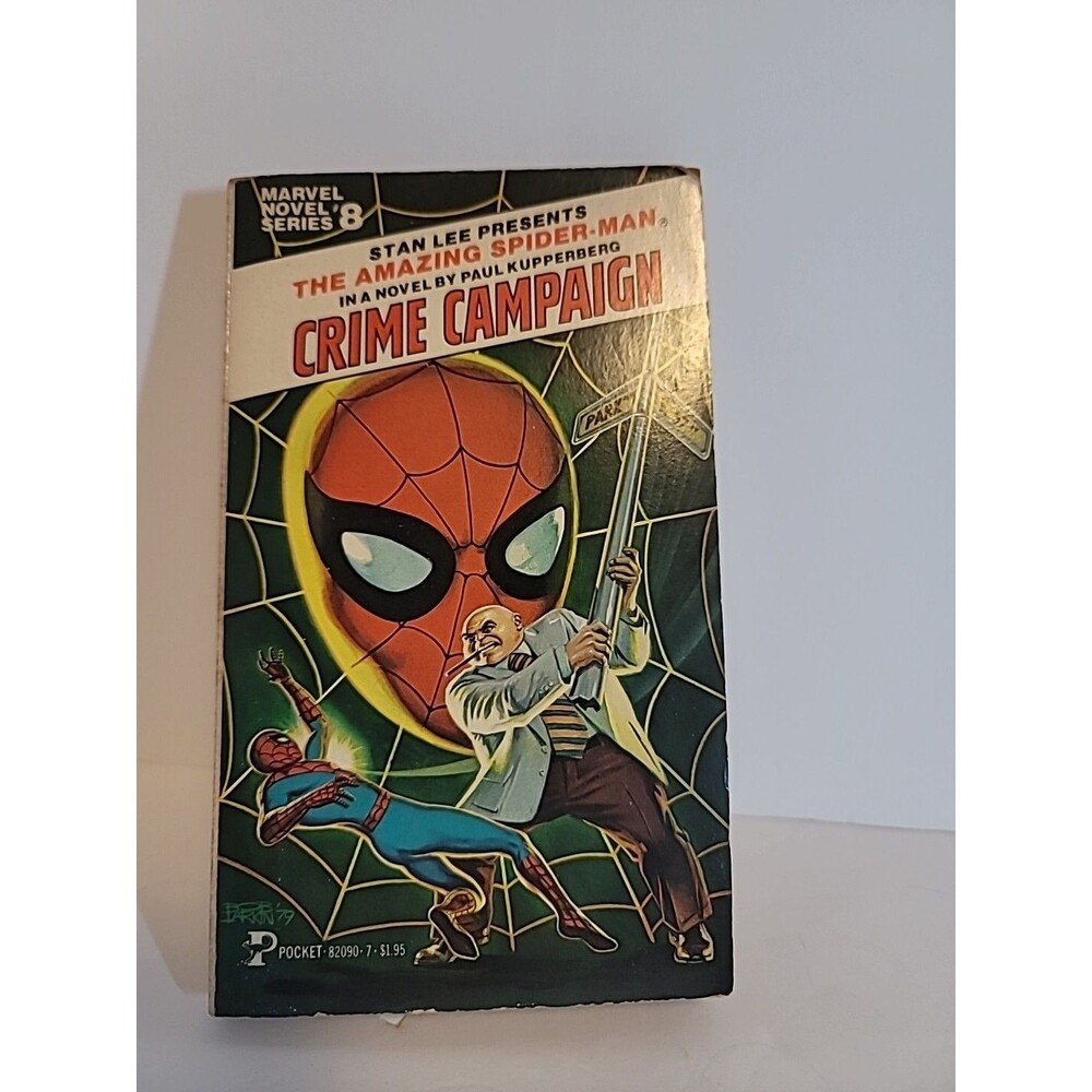 MARVEL NOVEL SERIES #8 SPIDER MAN CRIME CAMPAIGN PAUL KUPPERBERG 79 1st Edition